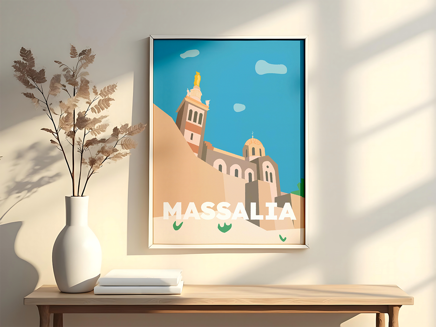 Affiche sur Marseille — résultat final