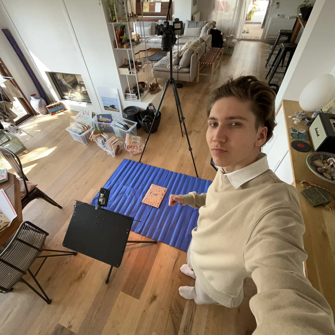 Stop motion BookiBox — setup